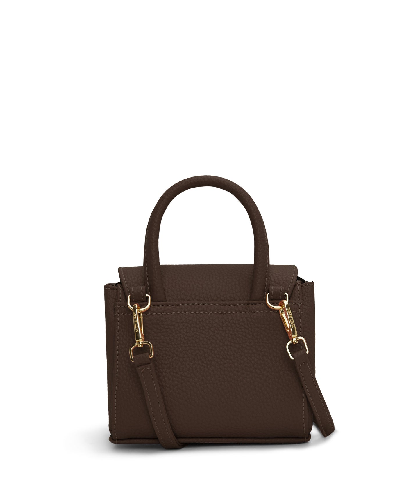 ADEL MICRO Vegan Satchel - Purity | Color: Brown - variant::chocolate