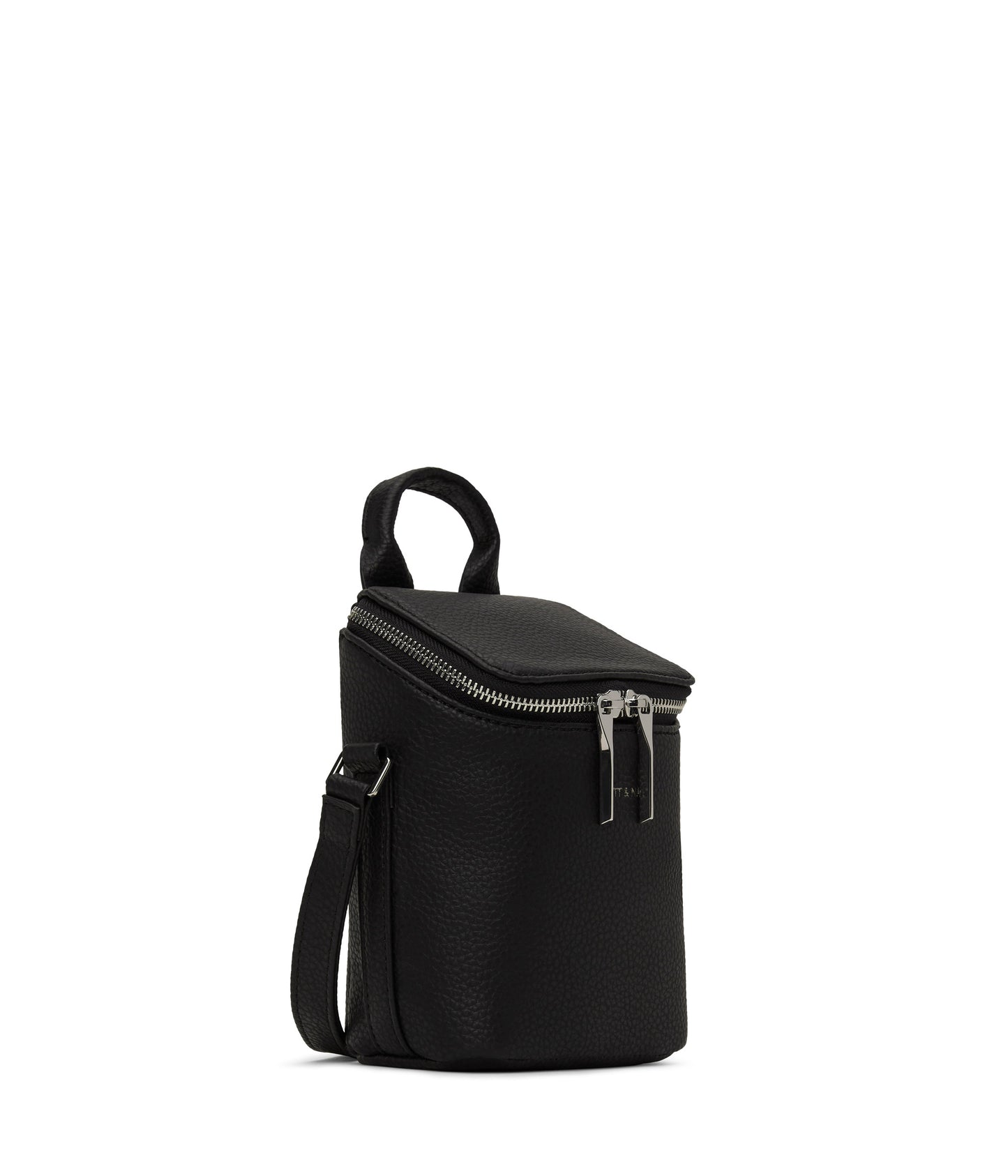 BRAVEMICRO Vegan Crossbody Bag - Purity | Color: Black - variant::black