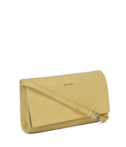 EMI Vegan Crossbody Bag - Purity | Color: Yellow - variant::daffodil