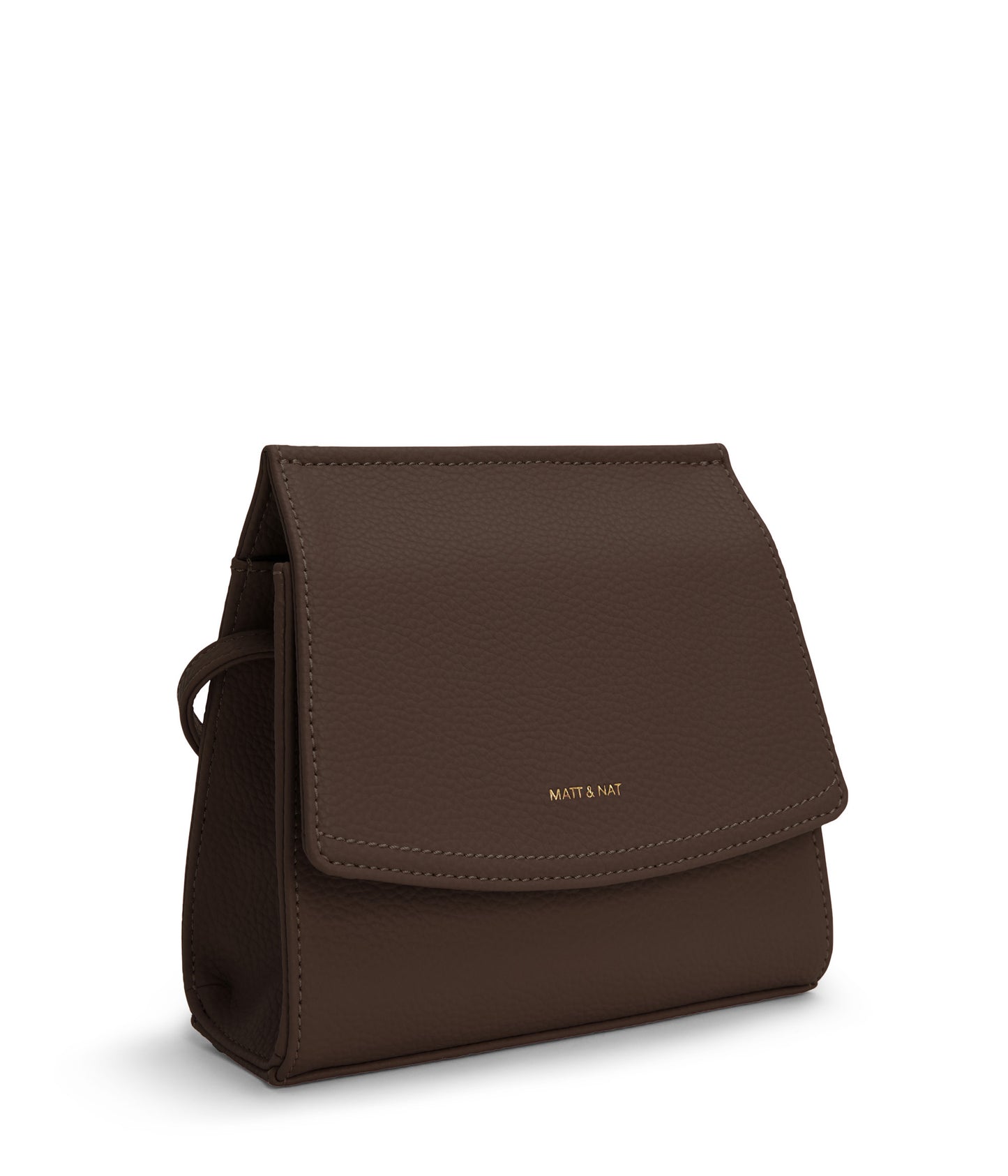 ERIKA Vegan Crossbody Bag - Purity | Color: Brown - variant::chocolate