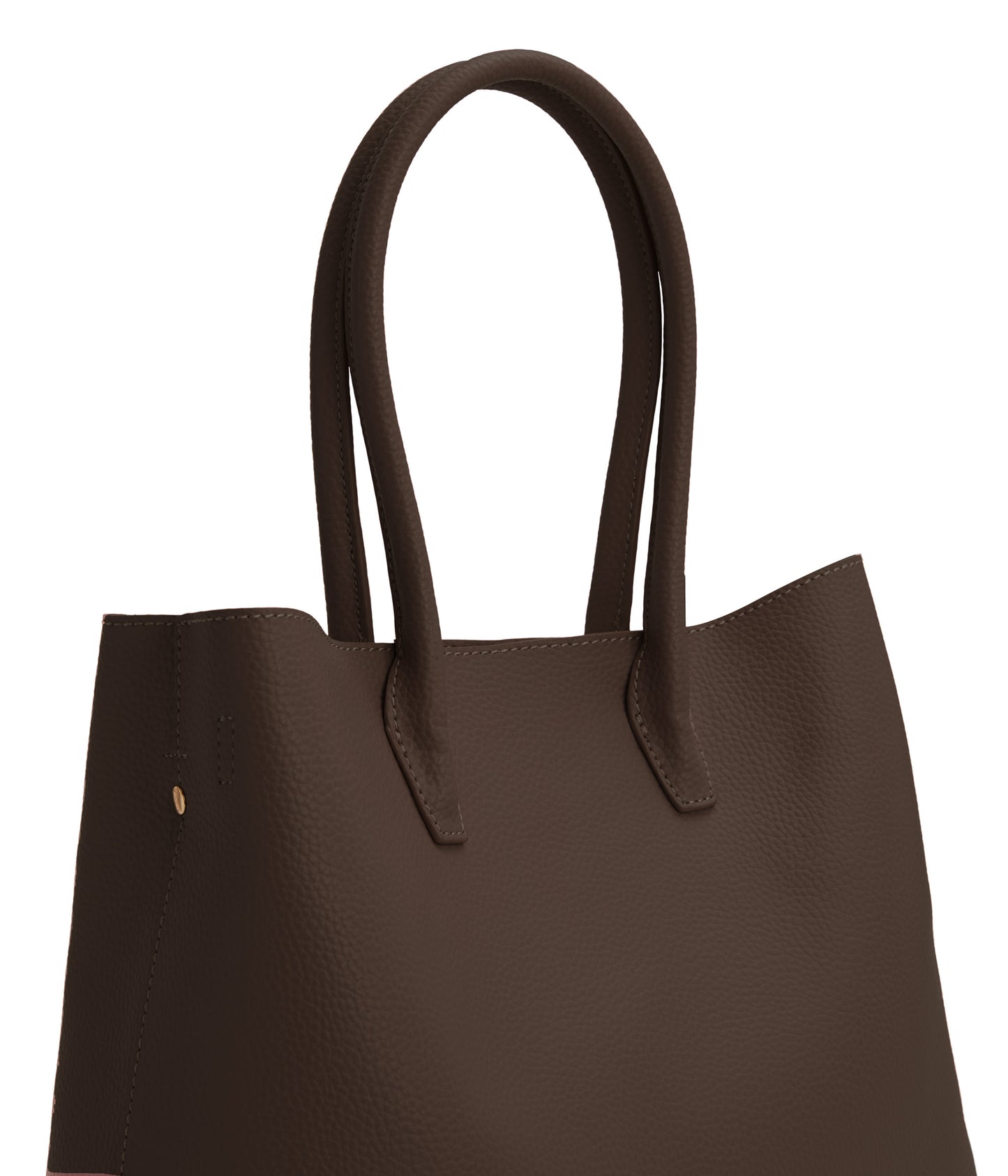 KRISTA Vegan Satchel - Purity | Color: Brown - variant::chocolate