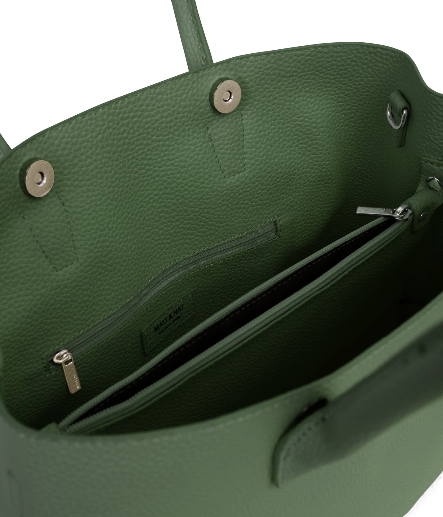 KRISTA Vegan Satchel - Purity | Color: Green - variant::herb