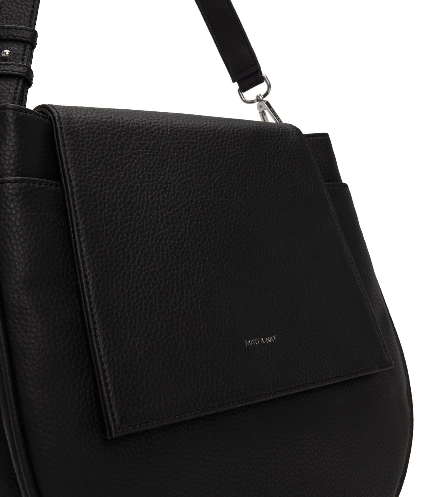 MATCH Vegan Shoulder Bag - Purity | Color: Black - variant::black