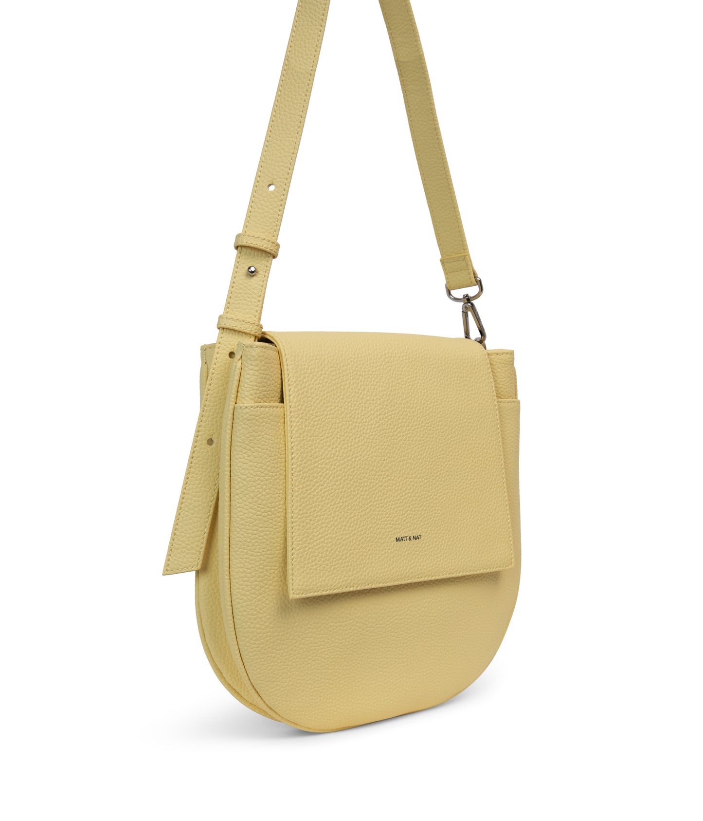 MATCH Vegan Shoulder Bag - Purity | Color: Yellow - variant::daffodil