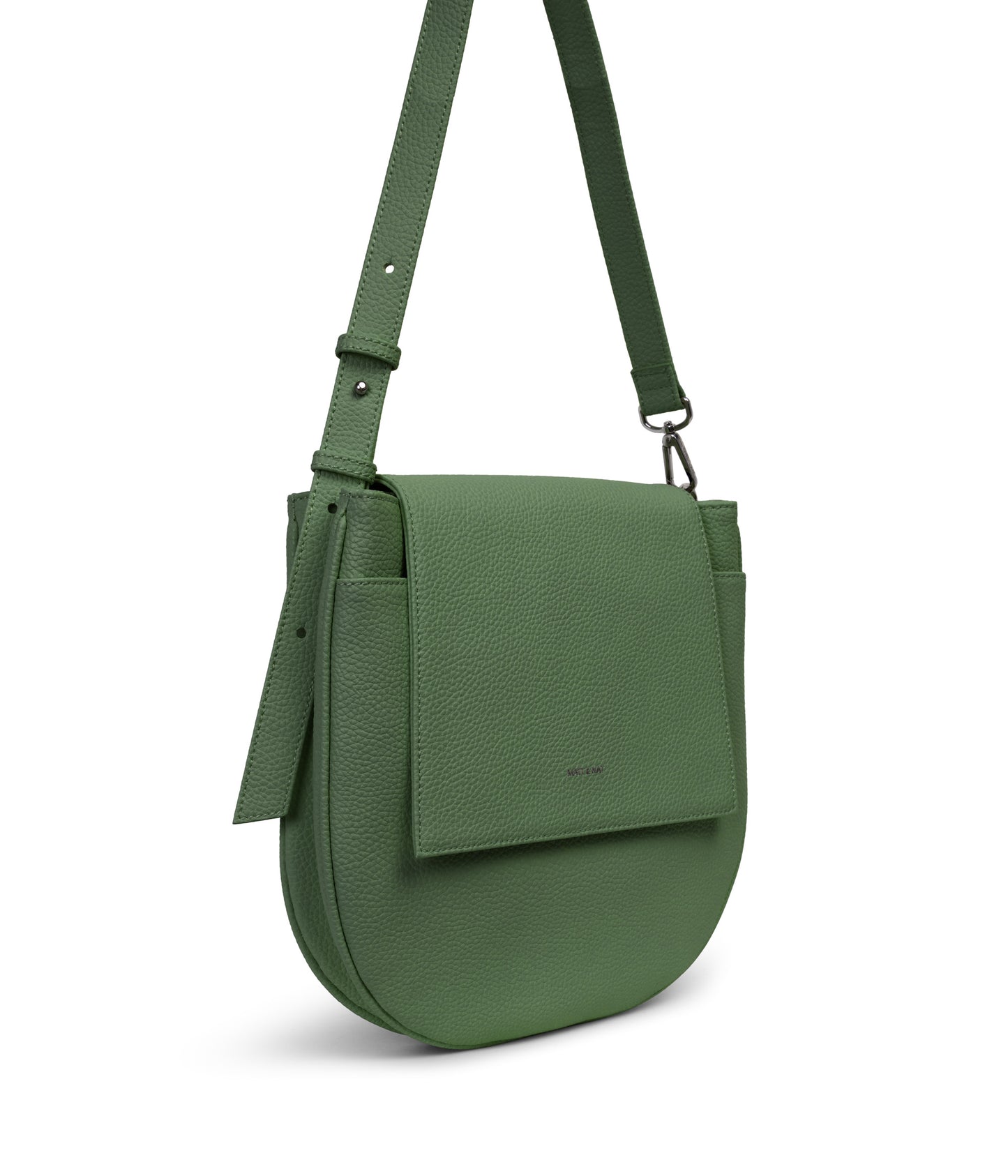 MATCH Vegan Shoulder Bag - Purity | Color: Green - variant::herb