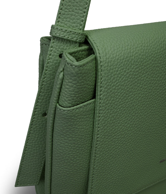 MATCH Vegan Shoulder Bag - Purity | Color: Green - variant::herb