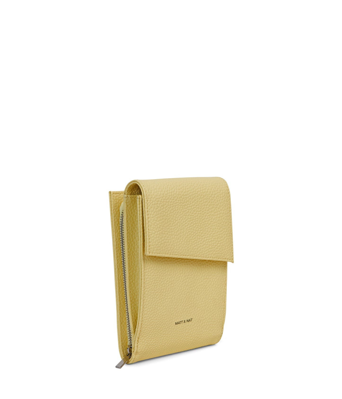 MET Vegan Crossbody Wallet - Purity | Color: Yellow - variant::daffodil