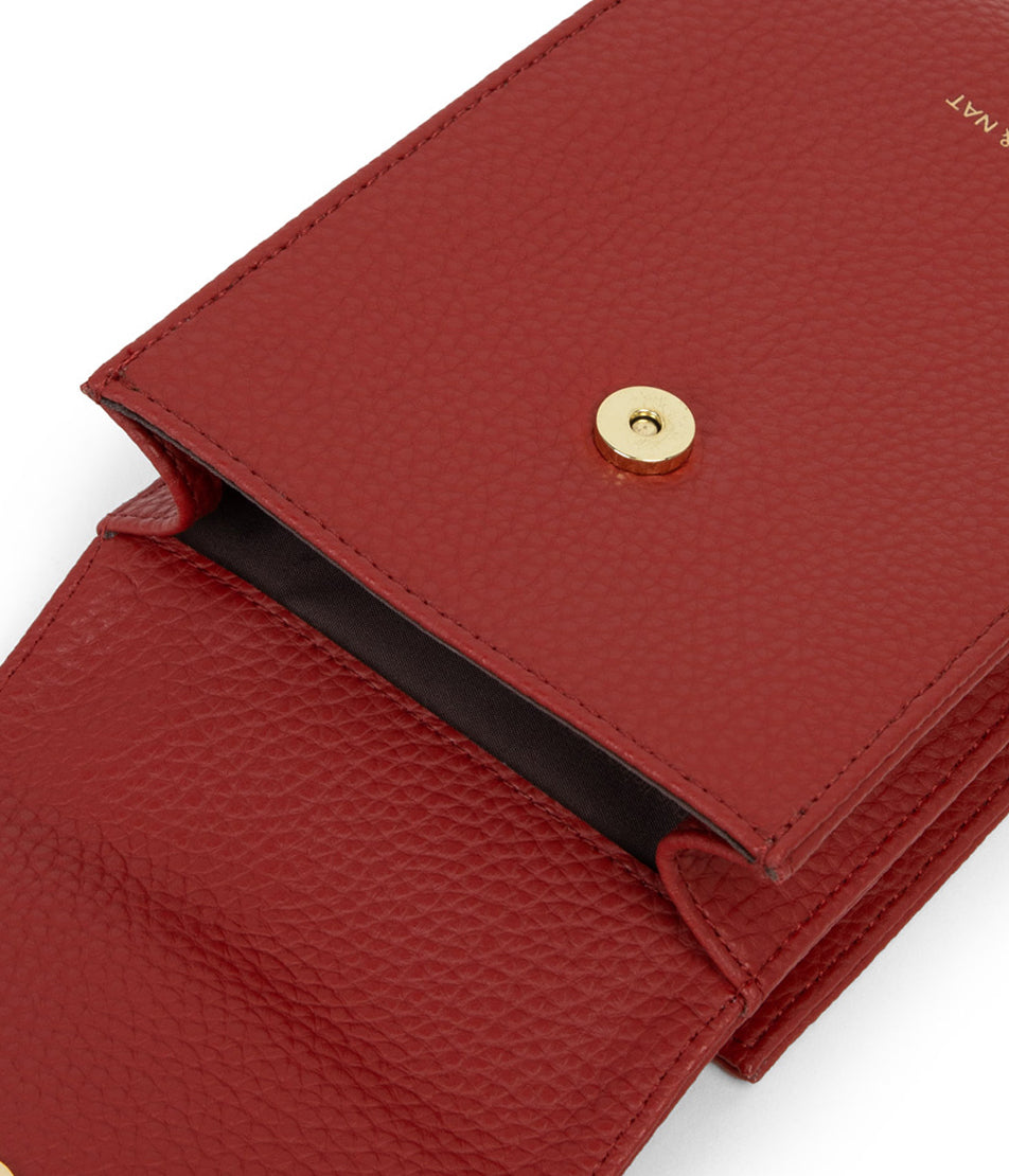 MET Vegan Crossbody Wallet - Purity | Color: Red - variant::passion