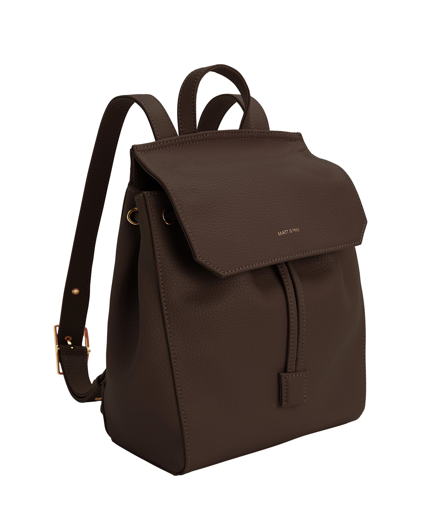 MUMBAI MED Vegan Backpack - Purity | Color: Brown - variant::chocolate