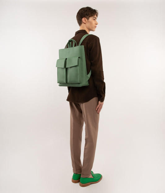 MYRON Vegan Backpack - Purity | Color: Yellow - variant::daffodil