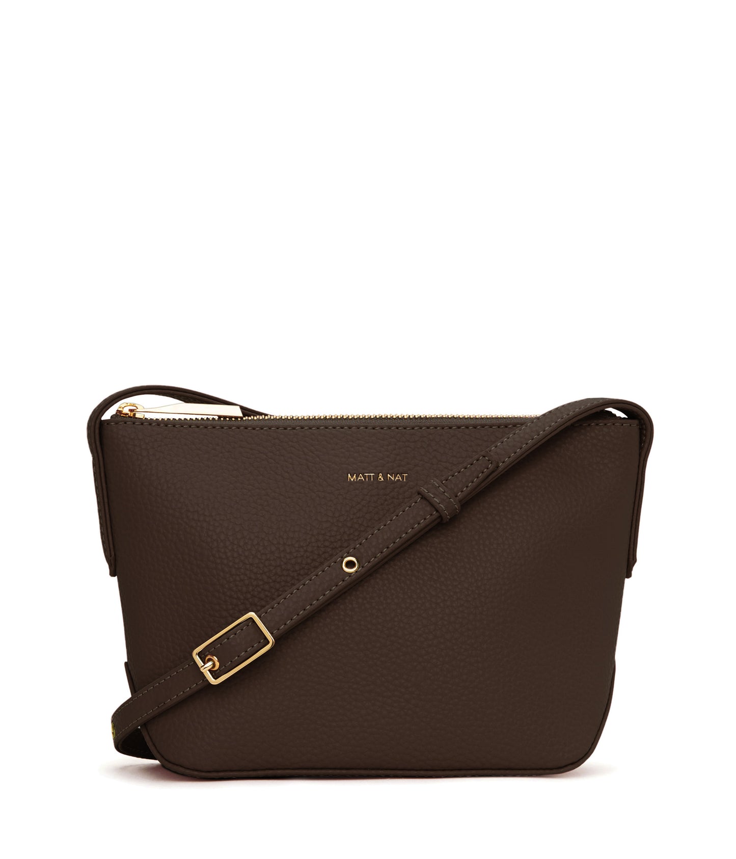 SAM Vegan Crossbody Bag - Purity | Color: Brown - variant::chocolate