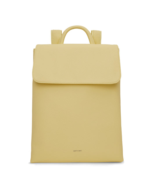 SEVAN Vegan Backpack - Purity | Color: Yellow - variant::daffodil