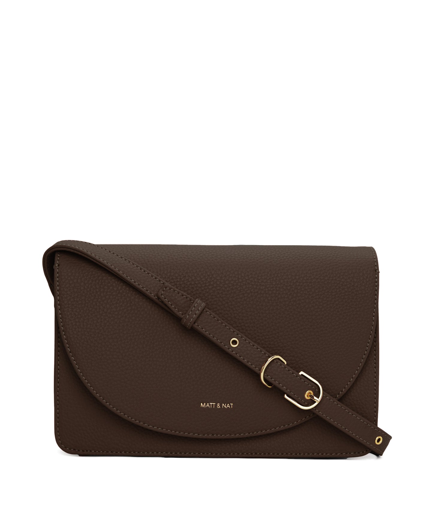 SOFI Vegan Crossbody Bag - Purity | Color: Brown - variant::chocolate