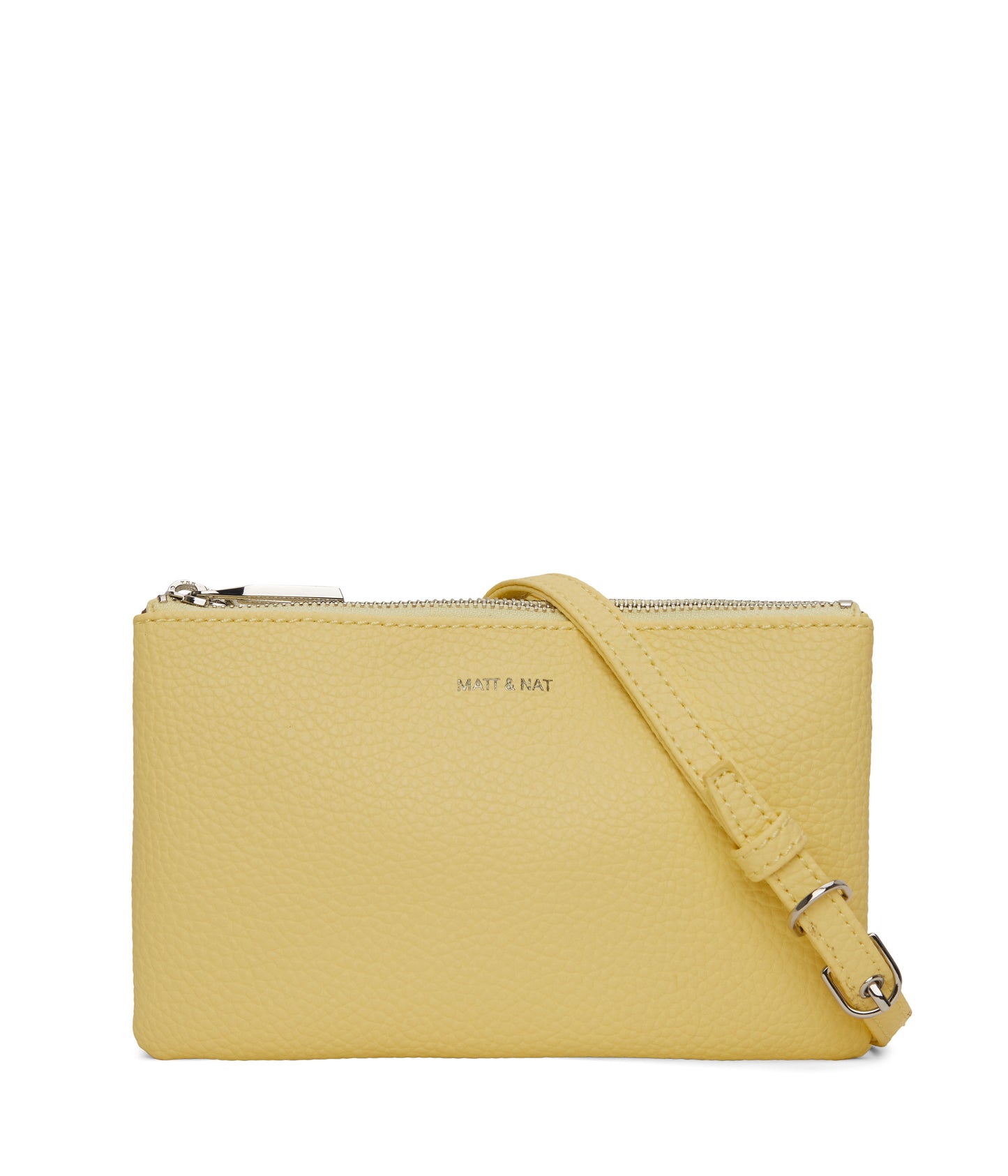 TRIPLET Vegan Crossbody Bag - Purity | Color: Yellow - variant::daffodil