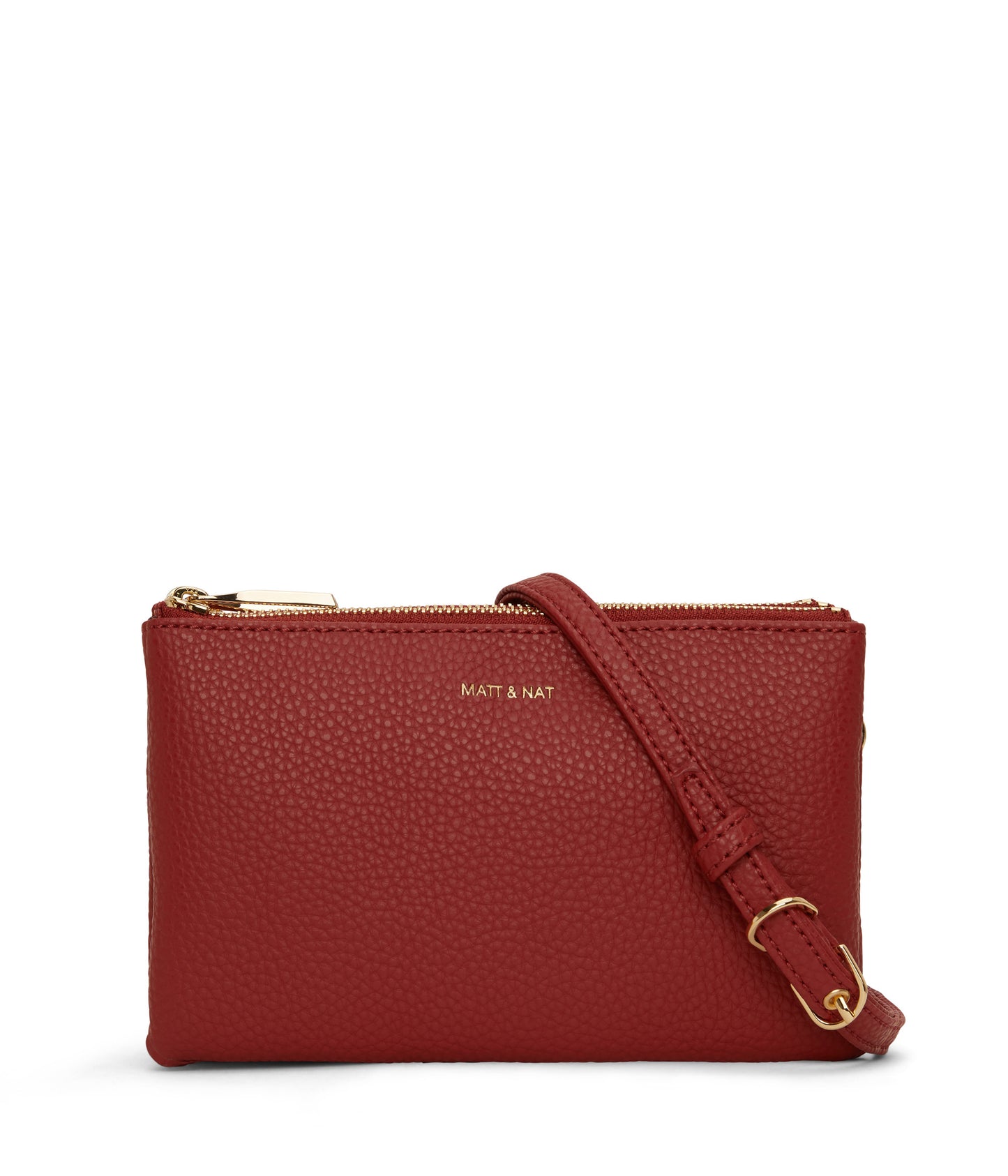 TRIPLET Vegan Crossbody Bag - Purity | Color: Red - variant::passion