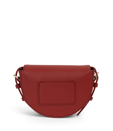 TWILL Vegan Saddle Bag - Purity | Color: Red - variant::passion