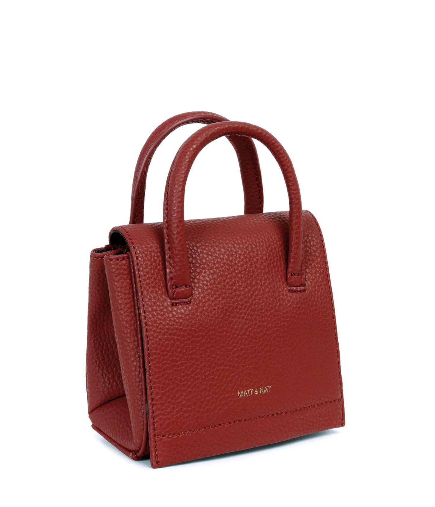 ADELSM Small Vegan Satchel - Purity | Color: Red - variant::passion