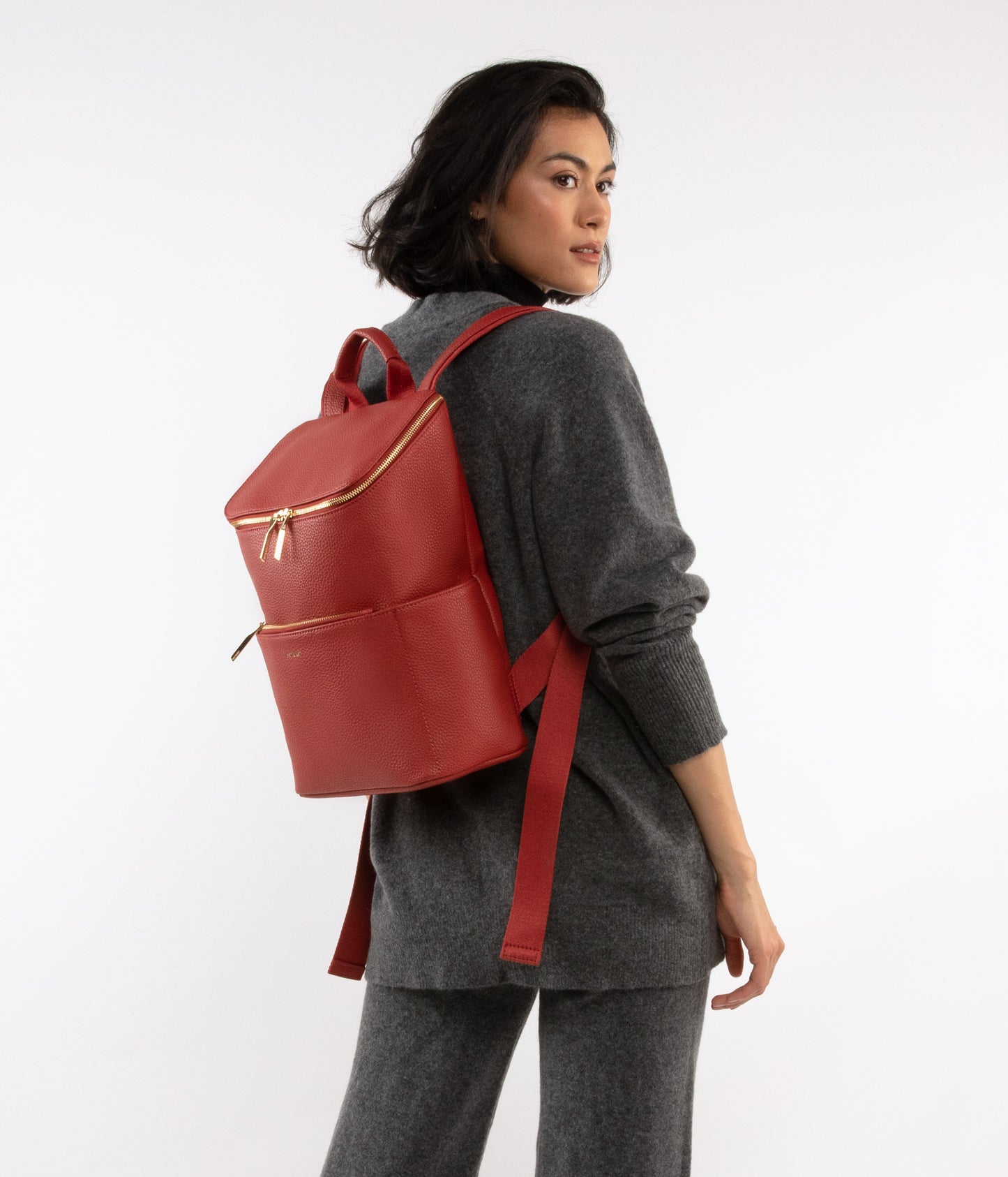 BRAVE Vegan Backpack - Purity | Color: Red - variant::passion