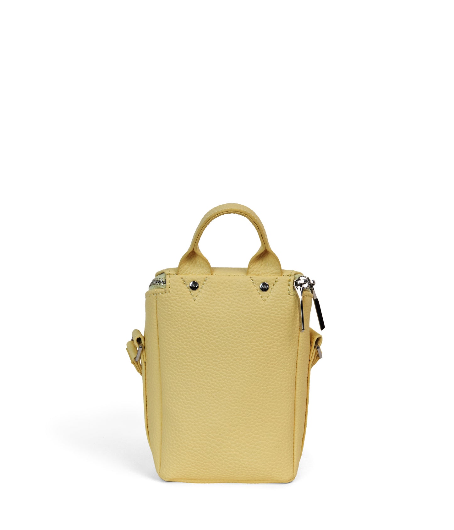 BRAVE MICRO Vegan Crossbody Bag - Purity | Color: Yellow - variant::daffodil