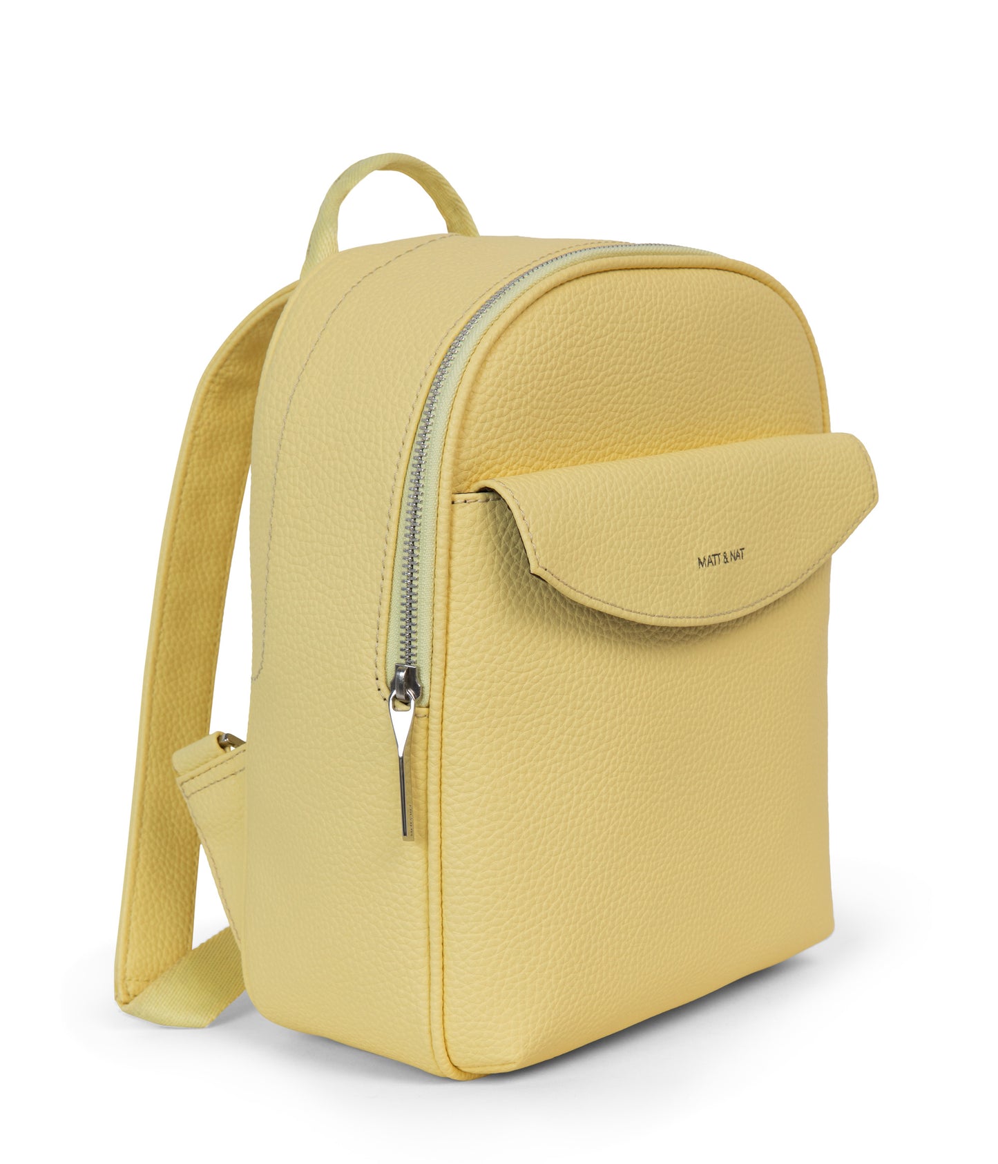 HARLEM Small Vegan Backpack - Purity | Color: Yellow - variant::daffodil