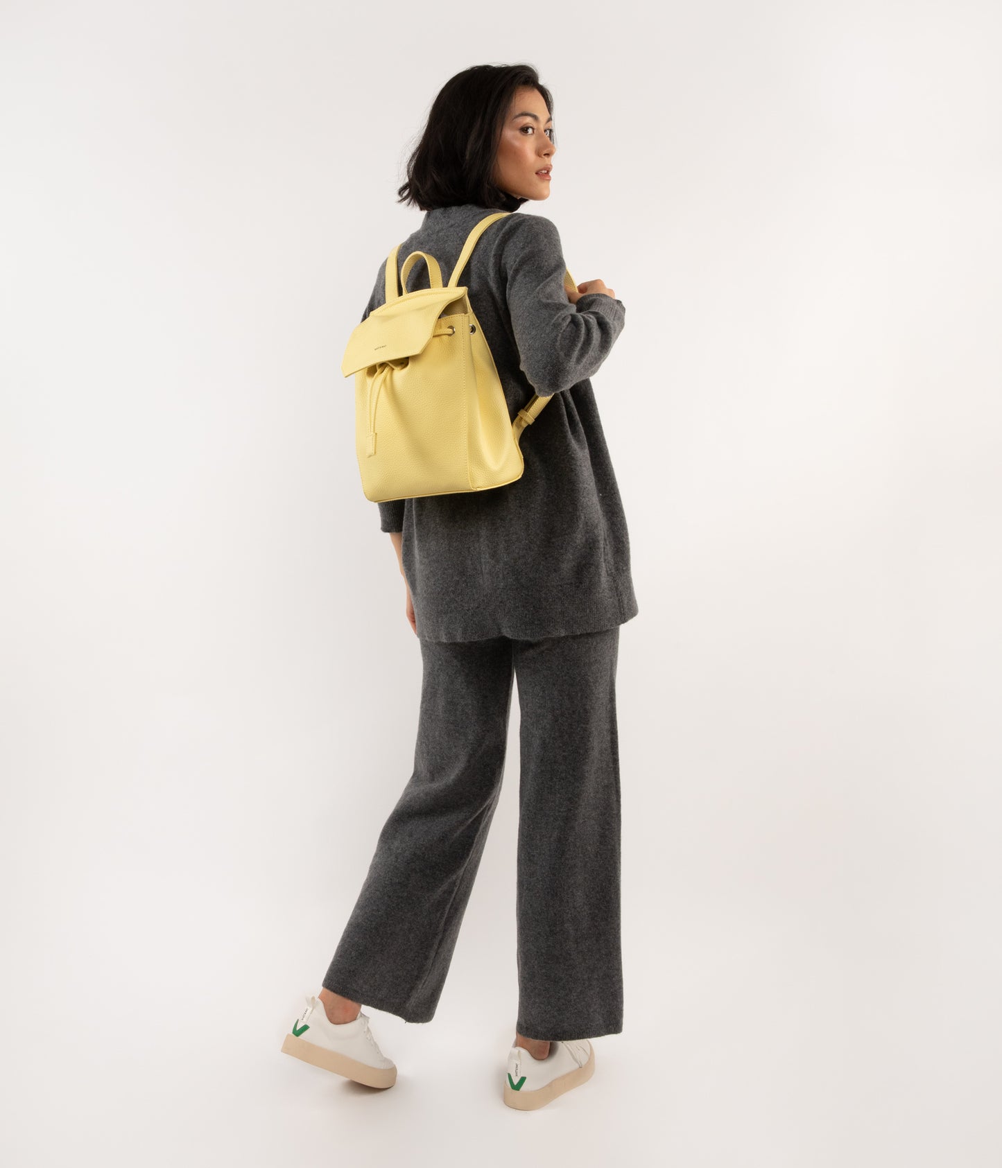 MUMBAI MED Vegan Backpack - Purity | Color: Yellow - variant::daffodil