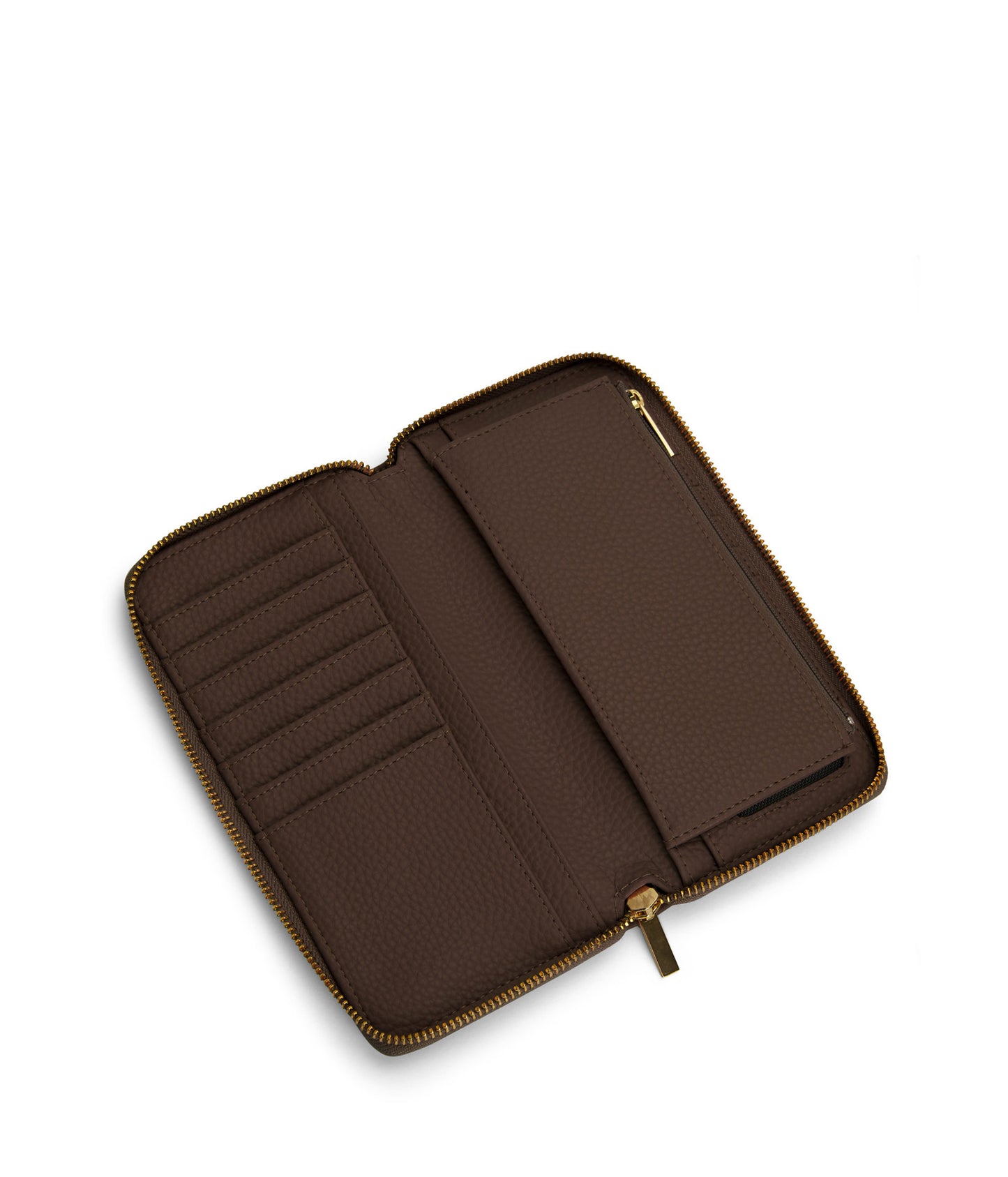 CENTRAL Vegan Wallet - Purity | Color: Brown - variant::chocolate