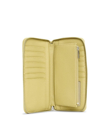 CENTRAL Vegan Wallet - Purity | Color: Yellow - variant::daffodil