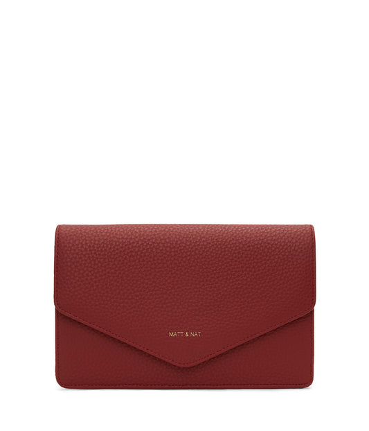 CLOE Vegan Wristlet Wallet - Purity | Color: Red - variant::passion