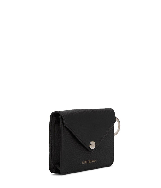 OZMA Vegan Coin Purse - Purity | Color: Black - variant::black