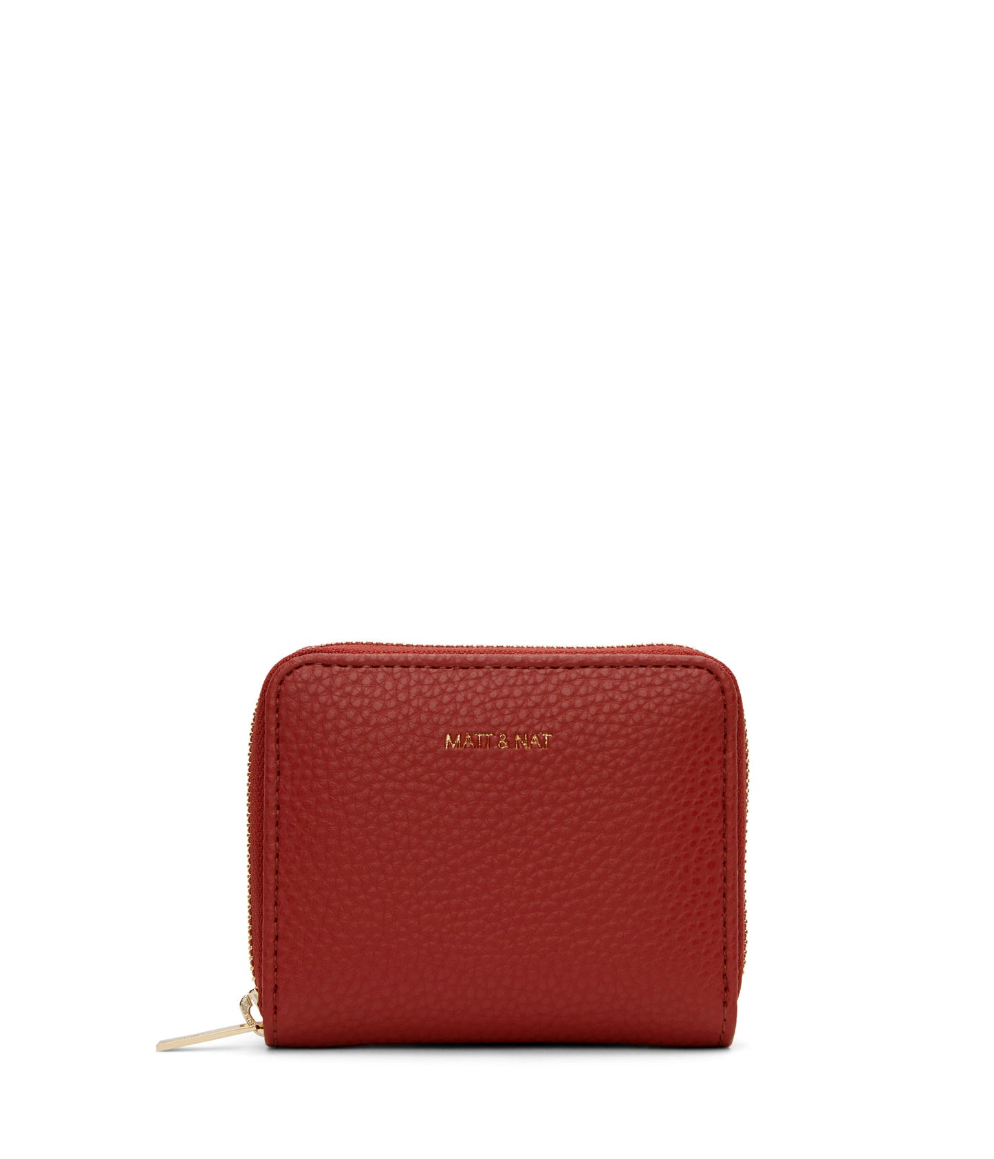 RUE Small Vegan Zip Wallet - Purity | Color: Red - variant::passion