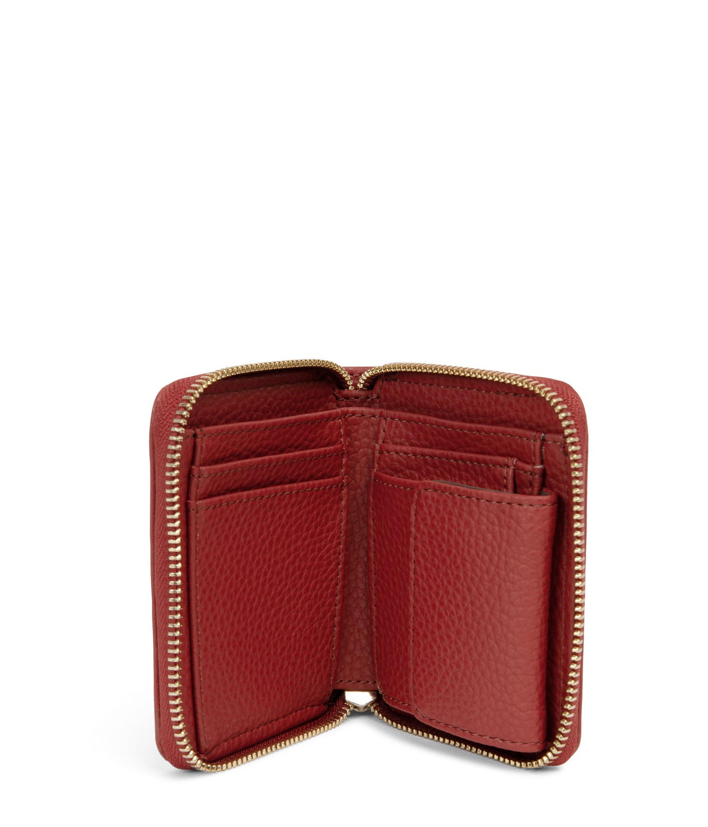 RUE Small Vegan Zip Wallet - Purity | Color: Red - variant::passion