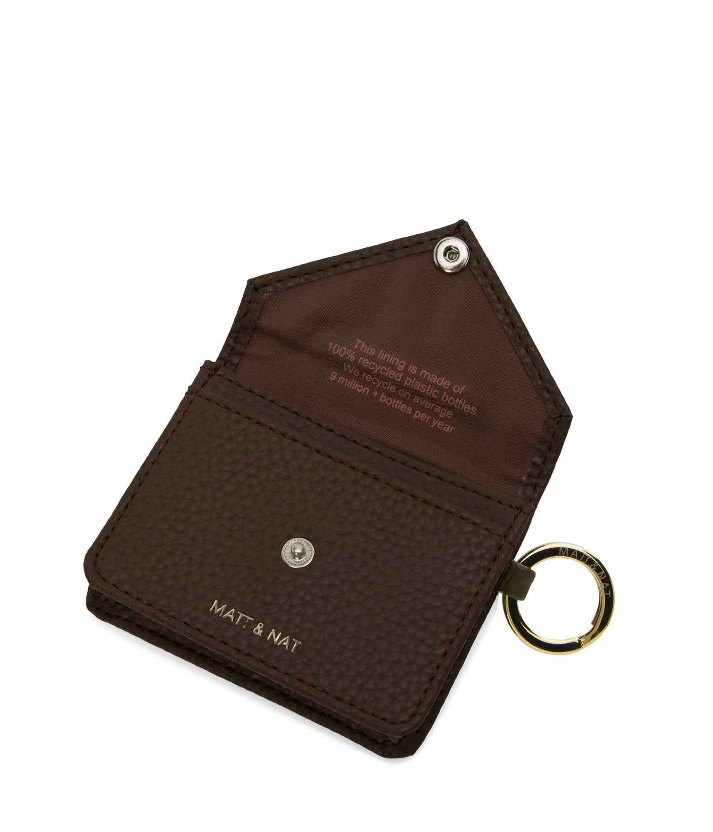 OZMA Vegan Coin Purse - Purity | Color: Brown - variant::chocolate