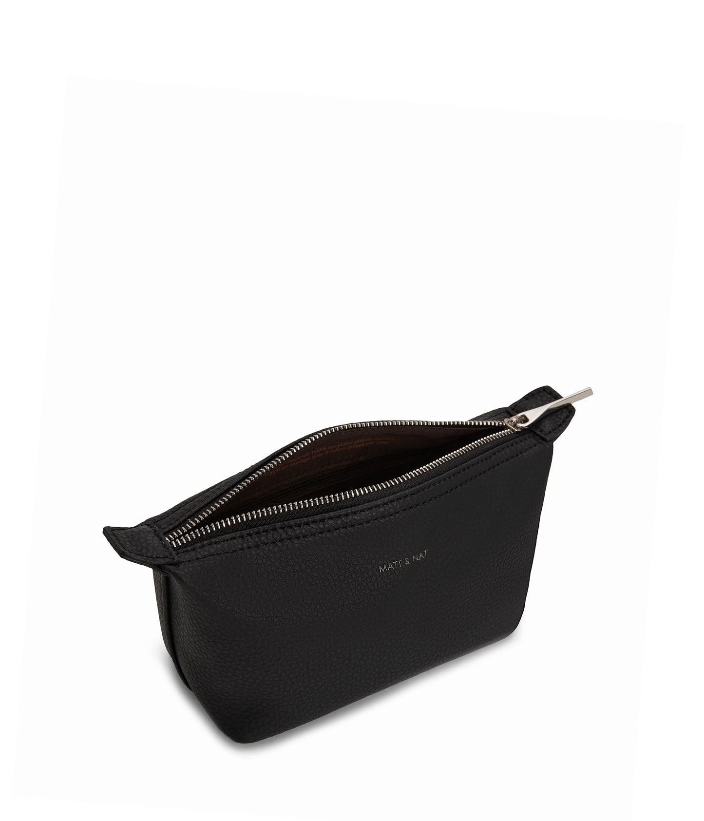 ABBI MINI Vegan Cosmetic Bag - Purity | Color: Black - variant::black