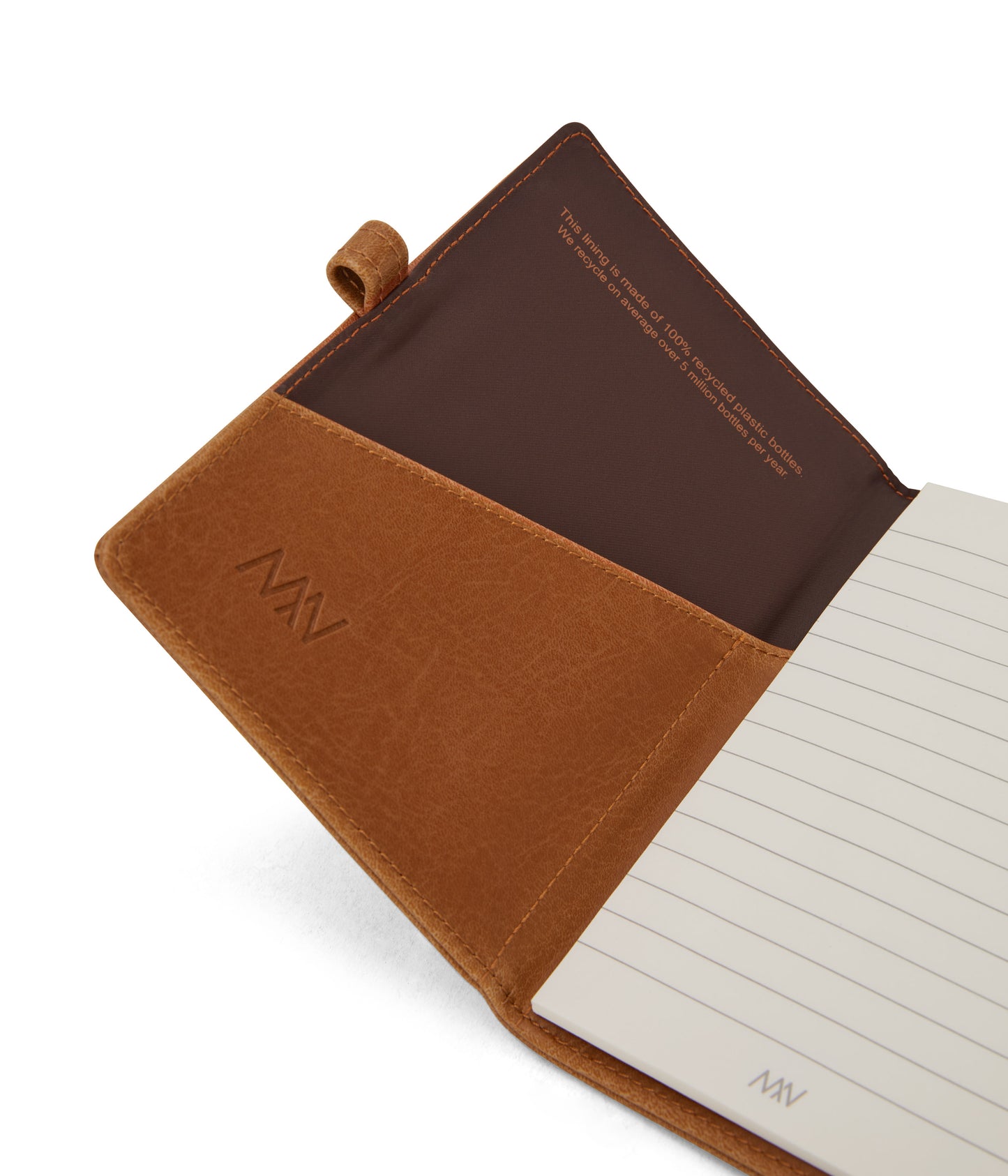 MAGISTRALSM Small Vegan Notepad Cover - Vintage | Color: Brown - variant::chili