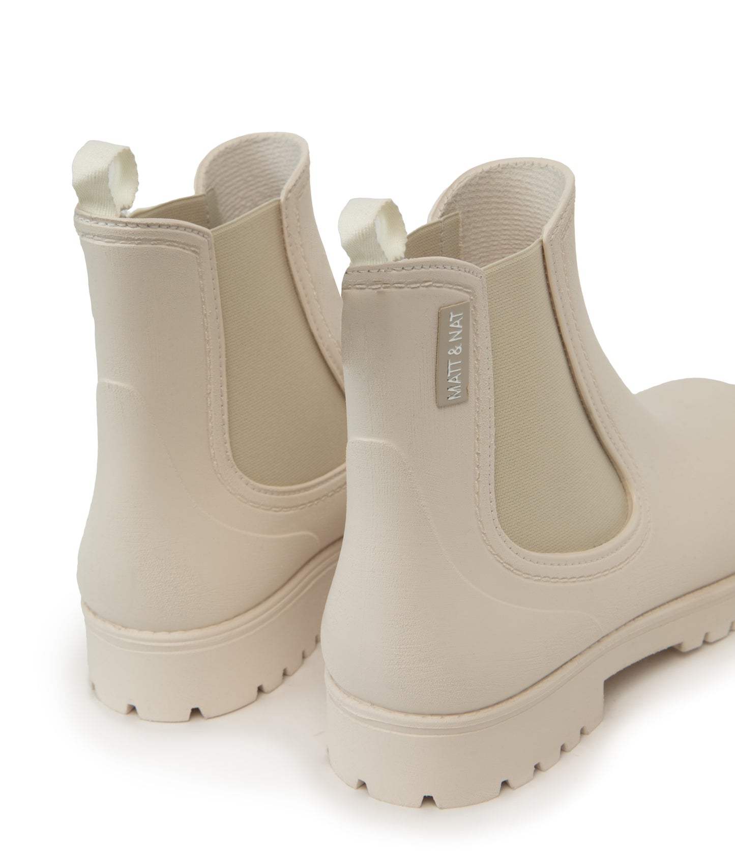 LANEY Women's Vegan Rain Boots | Color: Off White - variant::maofwh