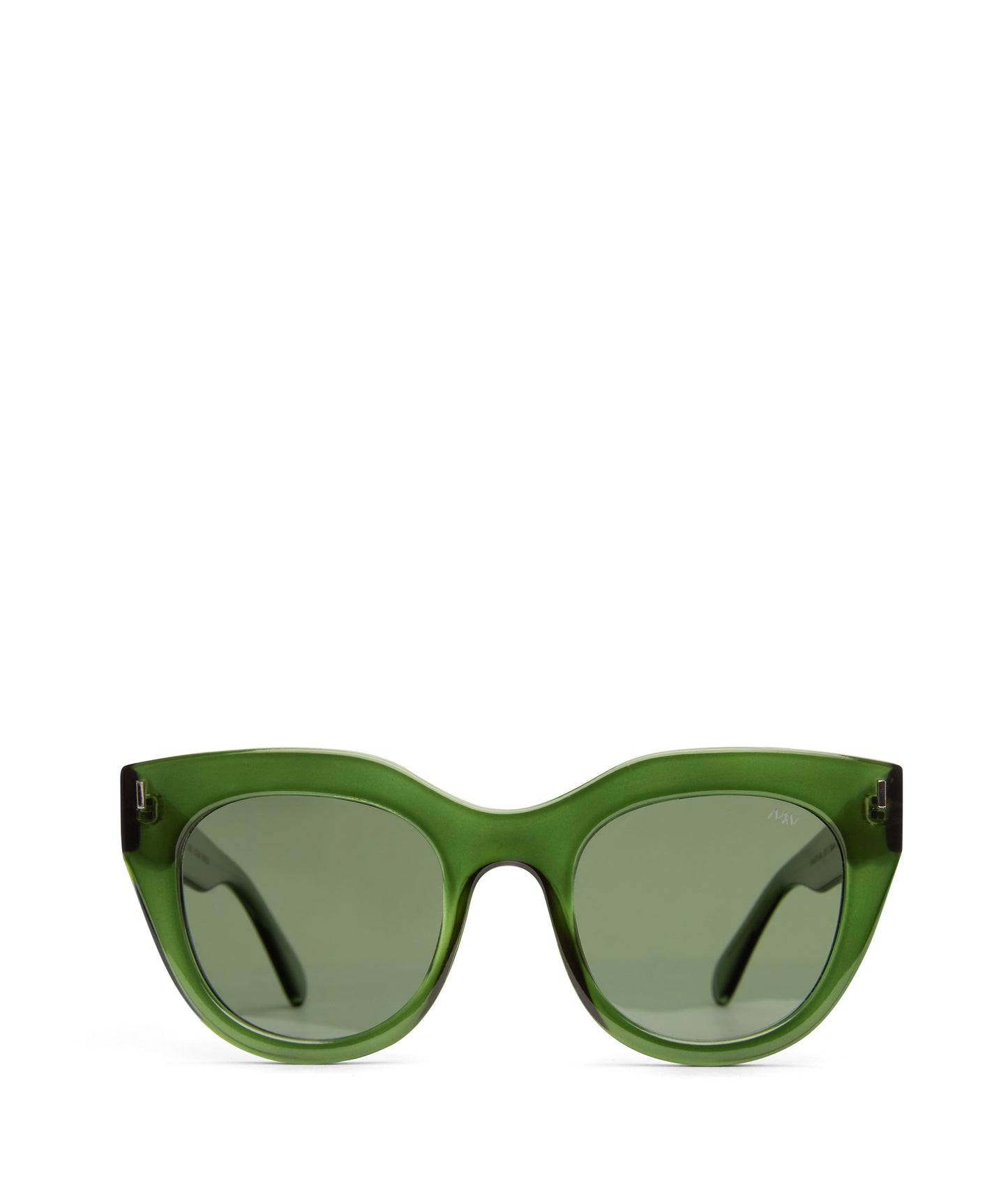 KAZ Cat-Eye Sunglasses | Color: Green - variant::cgrgrn