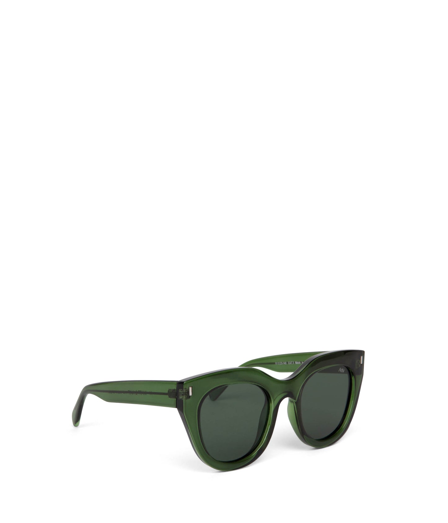 KAZ Cat-Eye Sunglasses | Color: Green - variant::cgrgrn