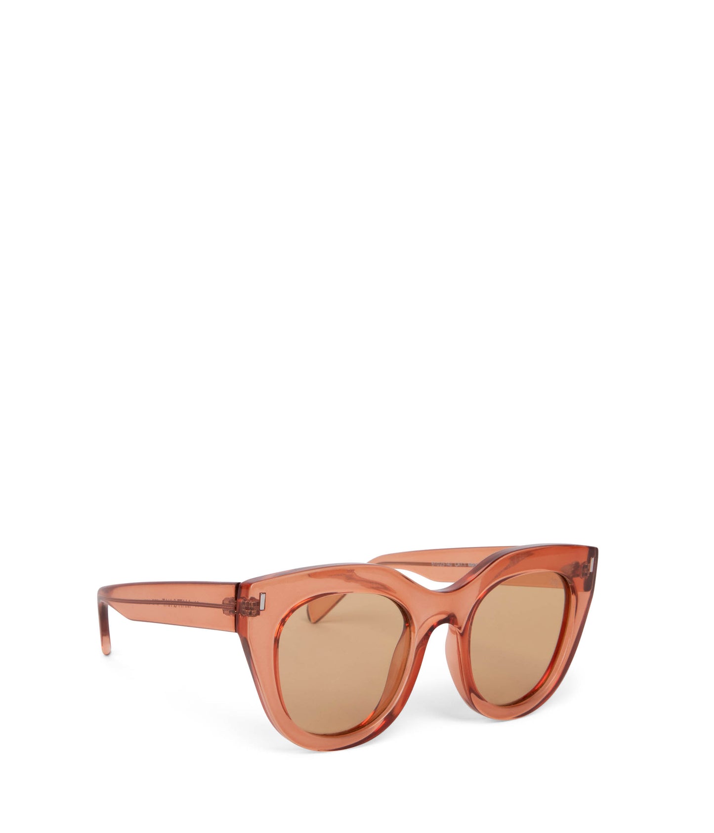 KAZ Cat-Eye Sunglasses | Color: Orange, White - variant::oranud