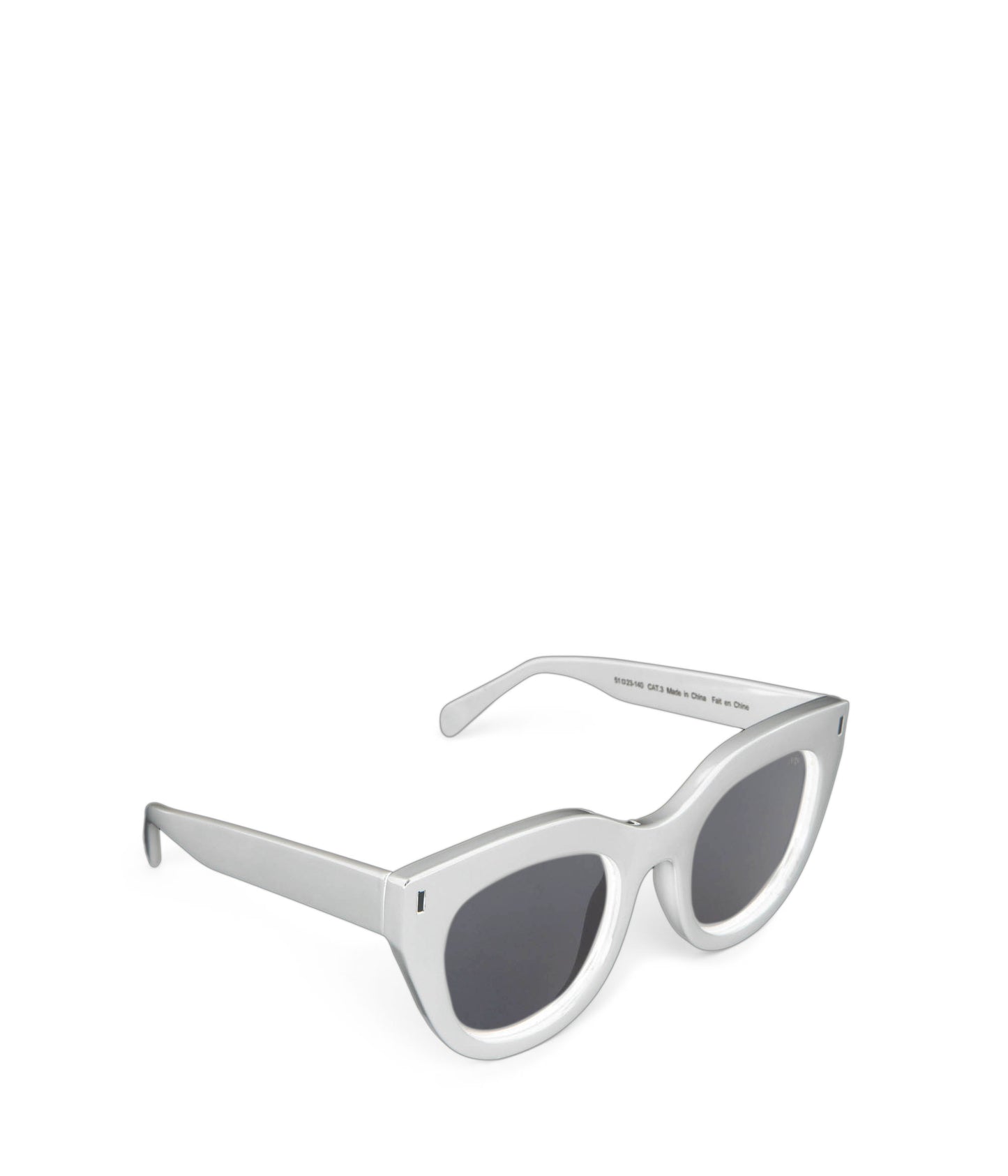 KAZ Cat-Eye Sunglasses | Color: White - variant::whismo