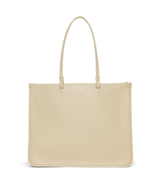 CALINA Vegan Tote Bag - Vintage | Color: White - variant::vanilla