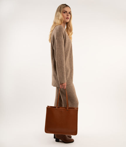 CALINA Vegan Tote Bag - Vintage | Color: White - variant::vanilla