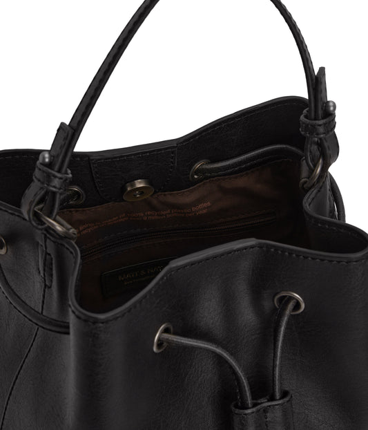 DUPONT Vegan Bucket Bag - Vintage | Color: Black - variant::black