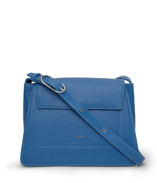 LEIA Vegan Shoulder Bag - Vintage | Color: Blue - variant::bluejay