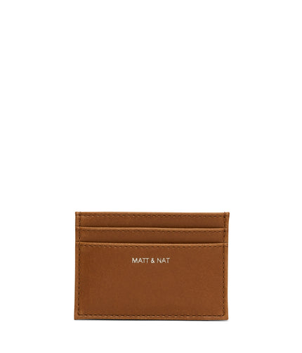 MAX Vegan Card Holder - Vintage | Color: Brown - variant::chili
