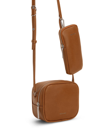SWAE Vegan Crossbody Bag - Vintage | Color: Brown - variant::chili