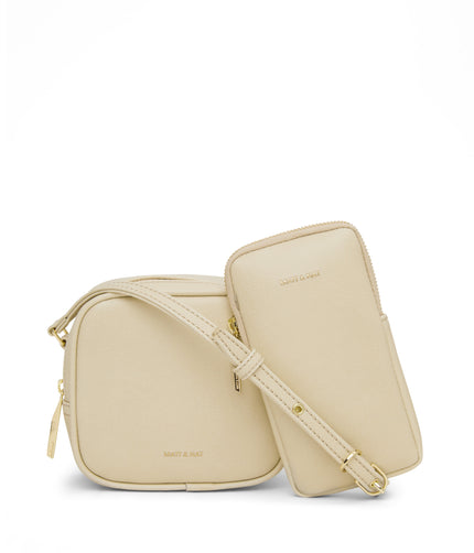 SWAE Vegan Crossbody Bag - Vintage | Color: White - variant::vanilla