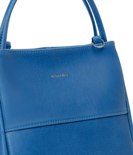 WILLASM Small Vegan Tote Bag - Vintage | Color: Blue - variant::bluejay