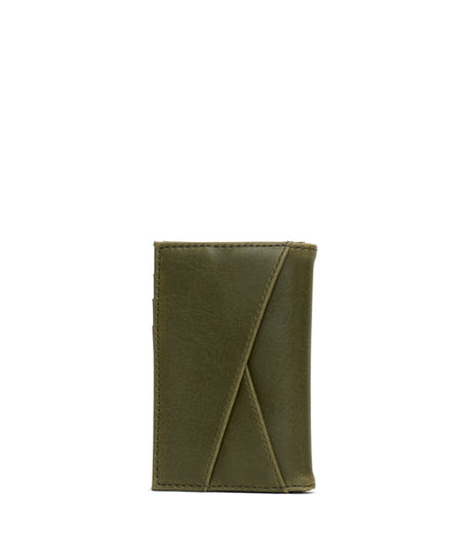 YORK Vegan Card Holder - Vintage | Color: Green - variant::olive