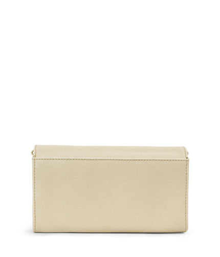 DREWLG Large Vegan Crossbody Bag - Vintage | Color: White - variant::vanilla