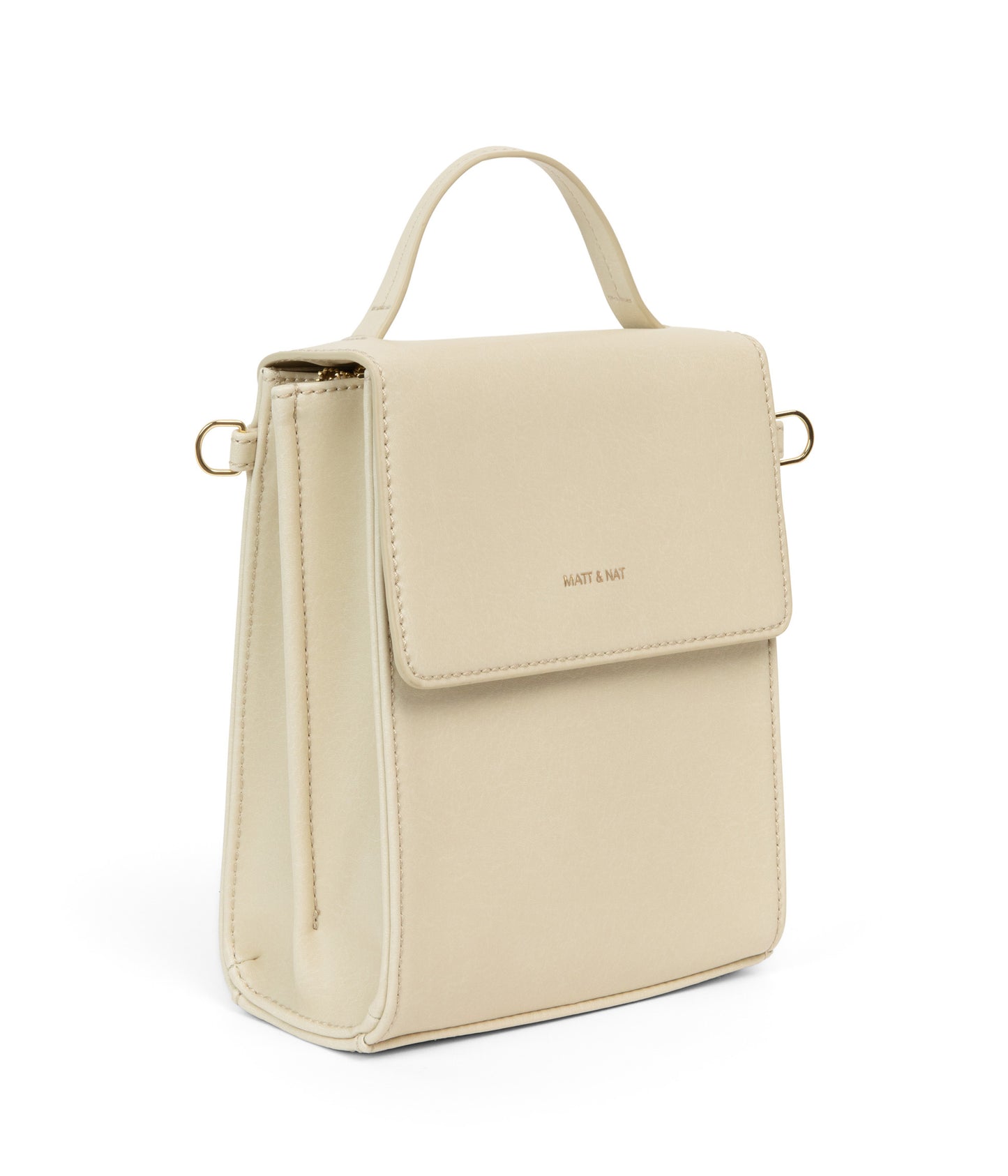 OKA Vegan Crossbody Bag - Vintage | Color: White - variant::vanilla